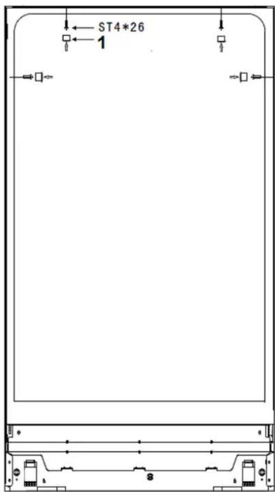 PKM DW97FI - Fixing of the appliance - 1