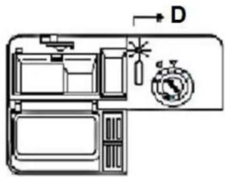PKM DW97FI - Filling of the rinse aid container - 6