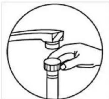 PKM DW97FI - Installation du tuyau d'amnée d'eau - 1