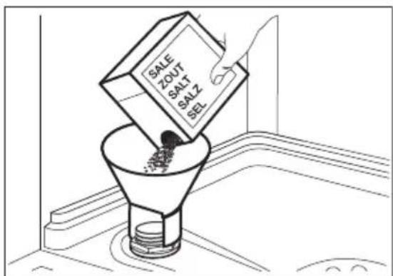 JUNO JGVN60415 - Come riempire il contentitore del sale - 1