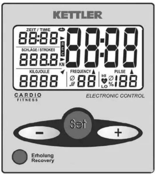 KETTLER Coach LS - Operating instructions for the training computer with digital display (ST 2500-4) - 1