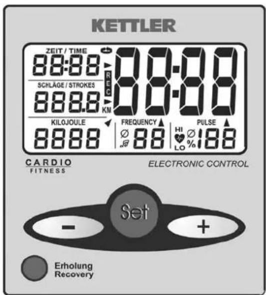 KETTLER Coach LS - Instructions d'utilisation pour l'ordinateur de bord à affichage digital (ST2500-4) - 1