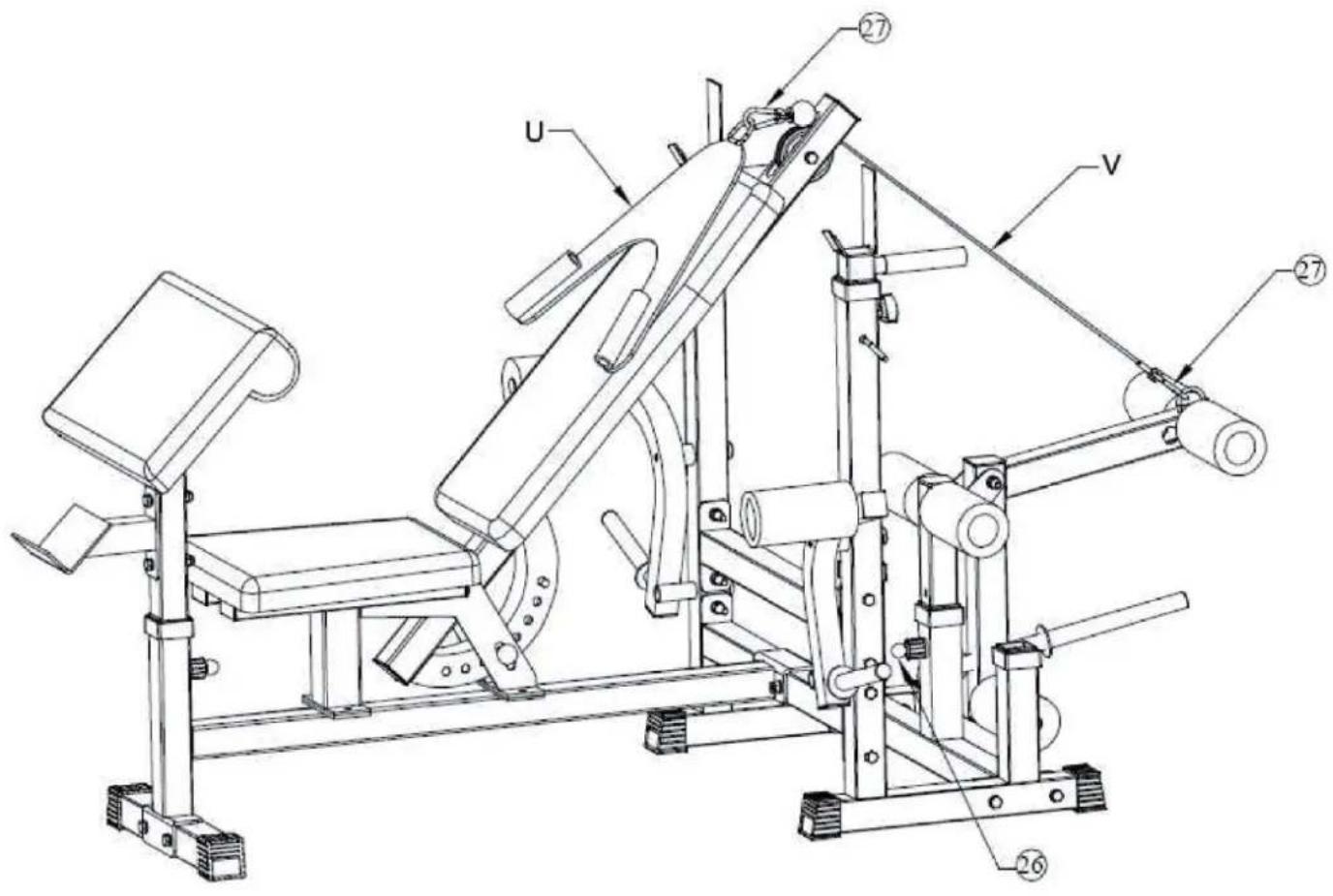 Klarfit Kraftstation 10006741 - Aufbau - Schritt 7 - 1
