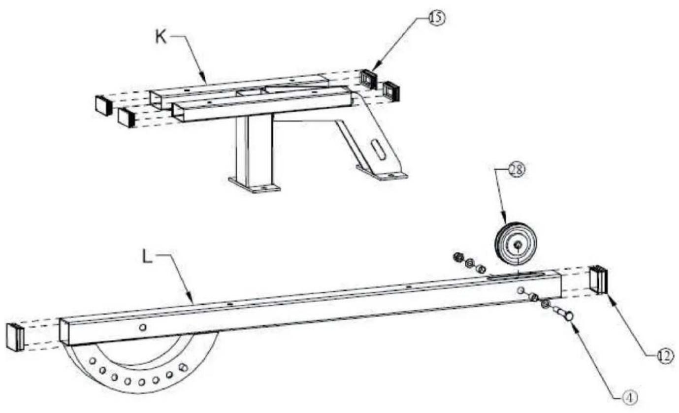Klarfit Kraftstation 10006741 - Assembly - Step 3 - 1
