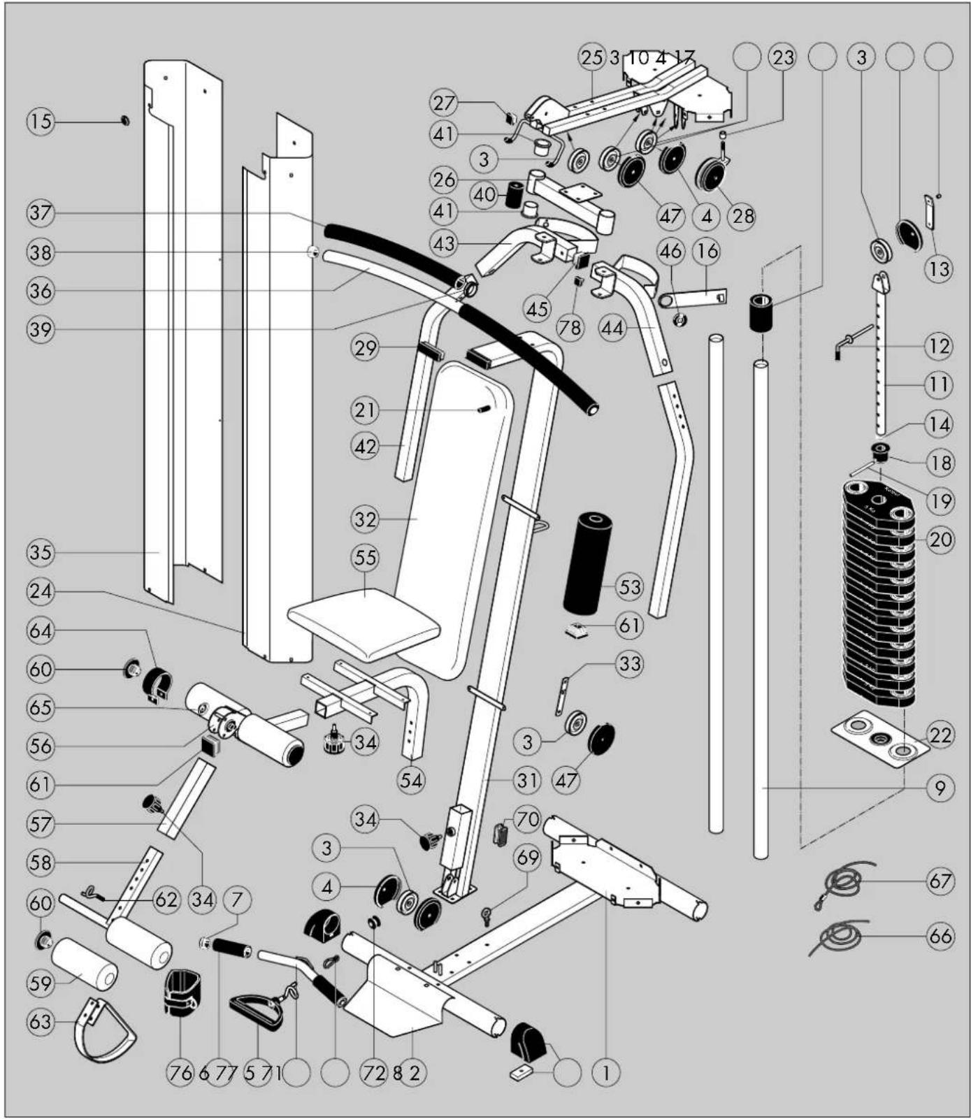 KETTLER Prisma - Checkliste (Packungsinhalt) - 44