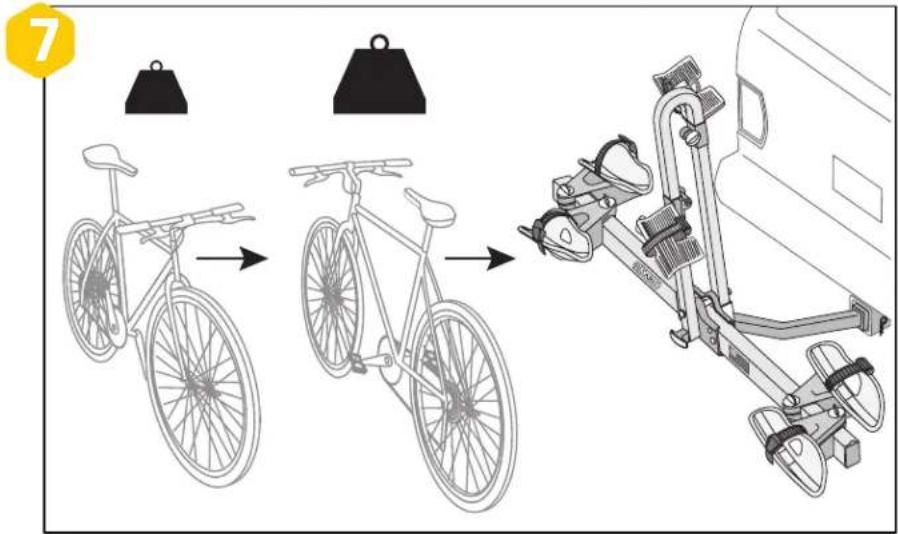 Saris Freedom - LOAD BIKES / CARGAR BICICLETAS / CHARGEMENT DES VÉLOS - 1