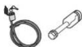 Saris Freedom - Locking Cable &amp; Hitch Combo - 1