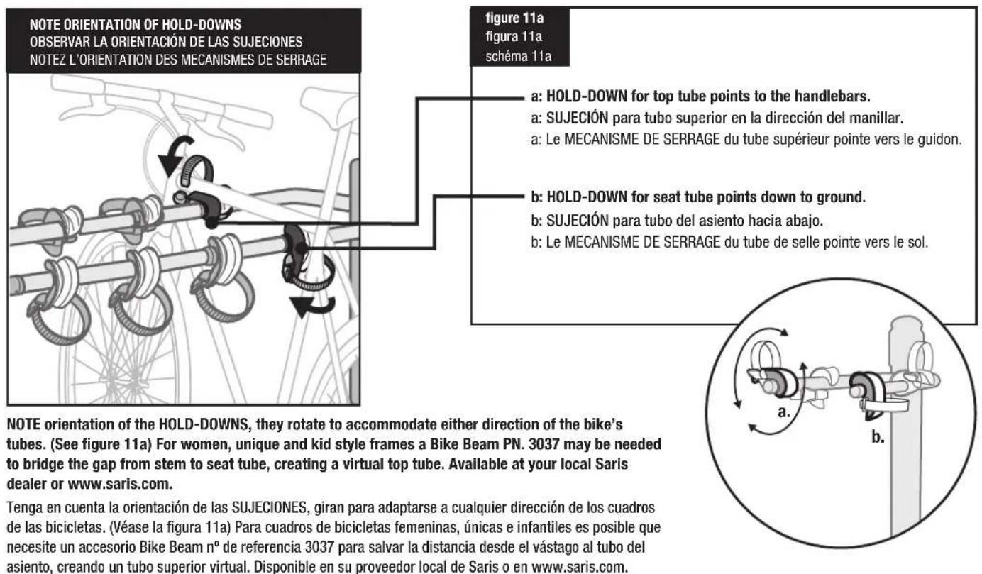 Saris Bike Porter Hitch - POUR LES MECANISMES D'ARRIMAGE 1 14 UTILISEZ L'EMPIECEMENT DU MECANISME d'ARRIMAGE - 4
