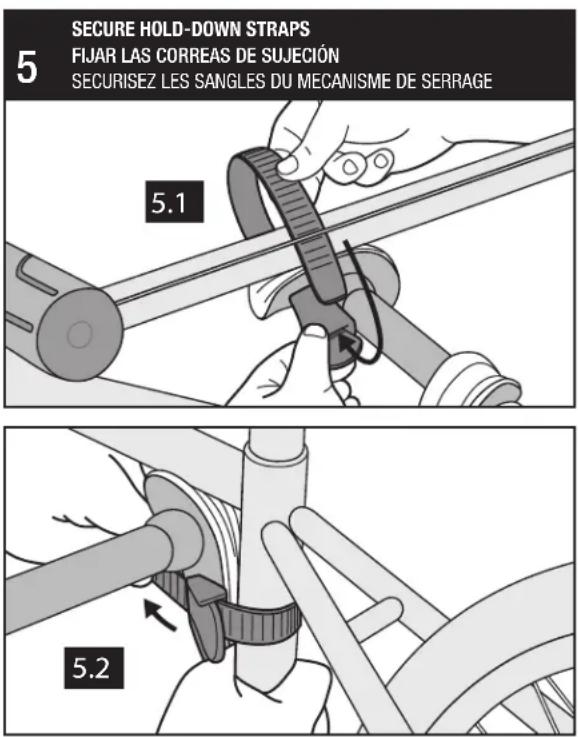 Saris Bike Porter Hitch - POUR LES MECANISMES D'ARRIMAGE 1 14 UTILISEZ L'EMPIECEMENT DU MECANISME d'ARRIMAGE - 5