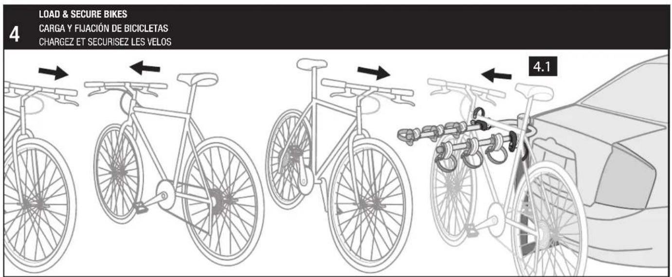 Saris Bike Porter Hitch - POUR LES MECANISMES D'ARRIMAGE 1 14 UTILISEZ L'EMPIECEMENT DU MECANISME d'ARRIMAGE - 3