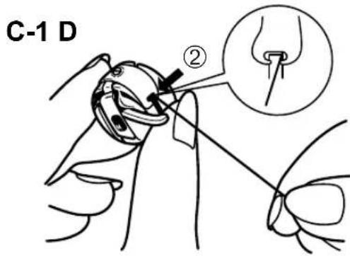 TOYOTA ESM325 (Dfl) - Enfilage de la canette - 1
