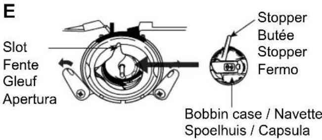 TOYOTA ESM325 (Dfl) - Enfilage de la canette - 4