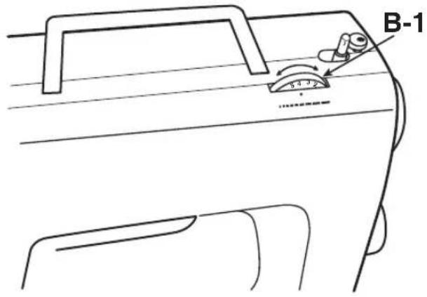 TOYOTA ESM224 (Dfl) - Levier presseur de pied-de-biche (fig. C) - 1