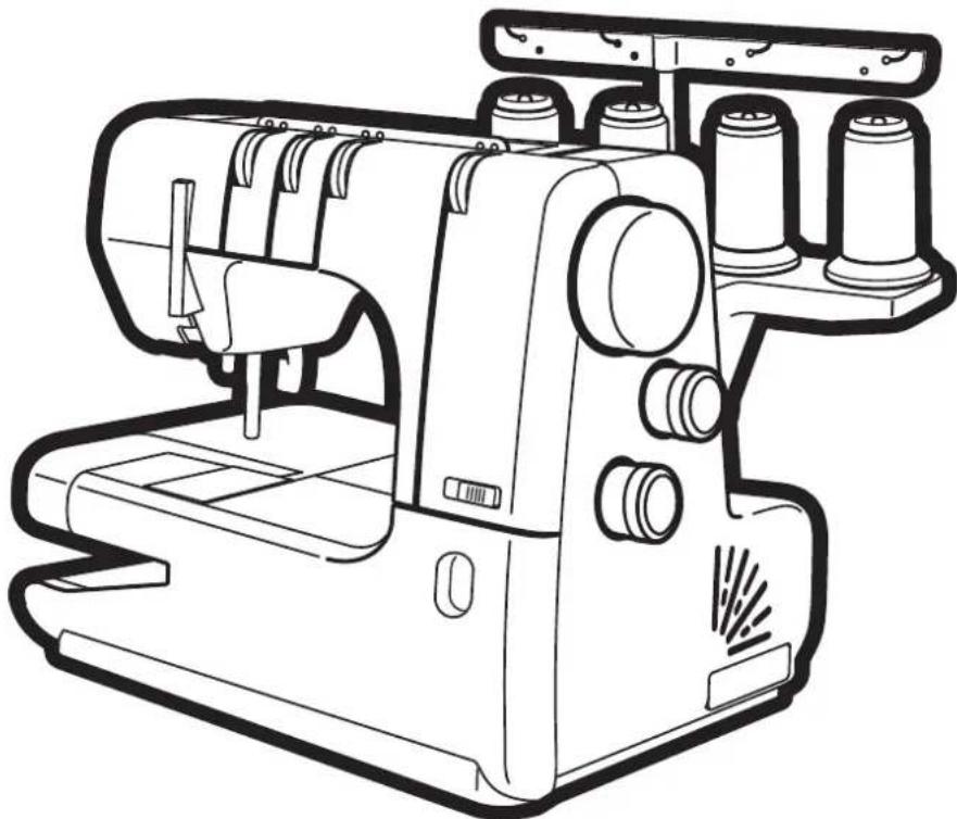 JANOME 1000CPX - Instruction Book Manual de instructiones Manuel d'instructions - 1