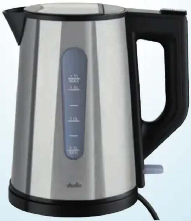 Studio GTWKeds04 - Edelstahl-WasserkocherBouilloire d'eau en acier inox |Bollitore per acqua in acciaio inox - 1