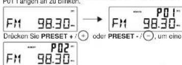Ricatech Light Wood ZZL Classic LED RR2100 - Radiosender speichern - 1