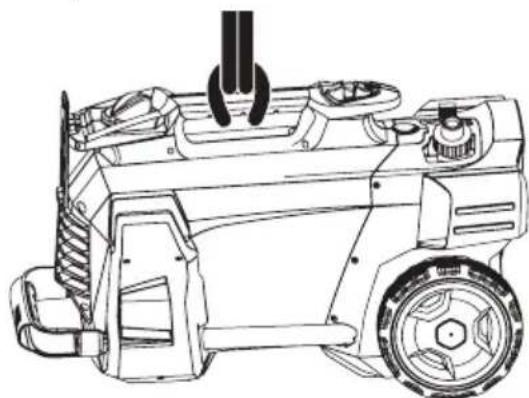 Kärcher HD 515 C - Nieprawidówty transport za pomocza zurawia - 1
