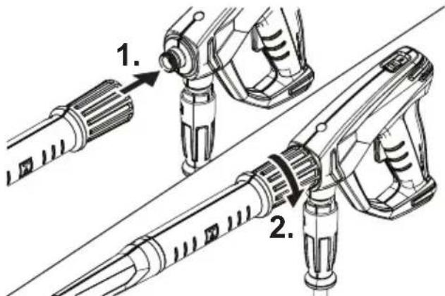 Kärcher HD 515 C - Fixarea capacelor de roata - 1