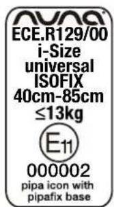 Nuna Pipa icon - Información del producto - 1