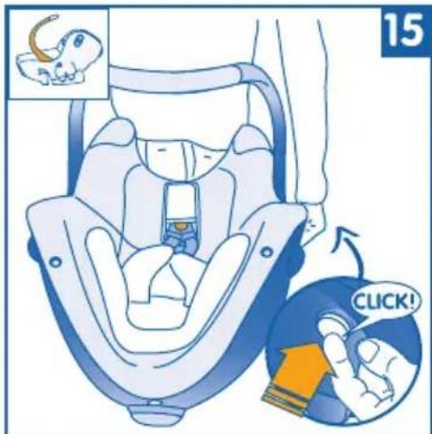BEBE CONFORT Creatis.fix - VERWENDUNG DES TRAGEGRIFFS - 1