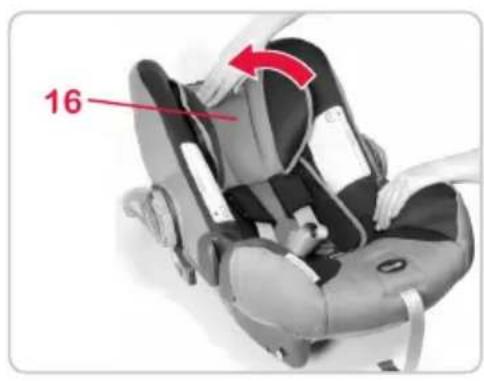 Britax-Römer BabySafer plus II - Réglage de l'appui-tête - 2