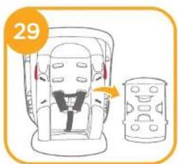 Joie Tilt - Disassembly of the Shoulder Harness - 1