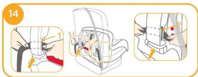 Joie Tilt - Installation Mode dirigé vers l'arrière - 2