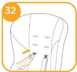 Joie Tilt - Disassembly of the Shoulder Harness - 4