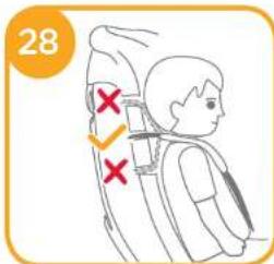 Joie Tilt - Proper Position of the Shoulder Harness Straps - 1