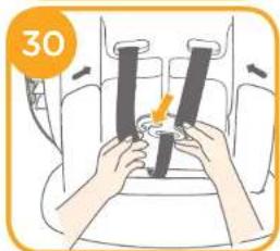 Joie Tilt - Démontage du harnais pour épaules - 2