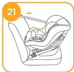 Joie Tilt - Installation Mode dirigé vers l'arrière - 9