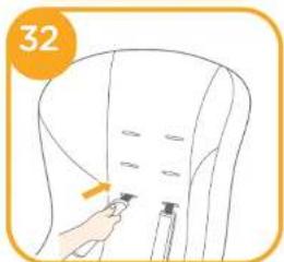 Joie Tilt - Démontage du harnais pour épaules - 4