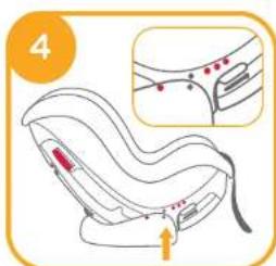 Joie Tilt - Installation pour Mode dirigé vers l'arrière - 1