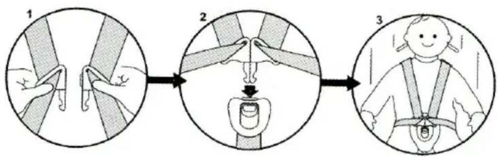 Baninni BN513 - Sécuriser l'enfant à l'aide du harnais - 2