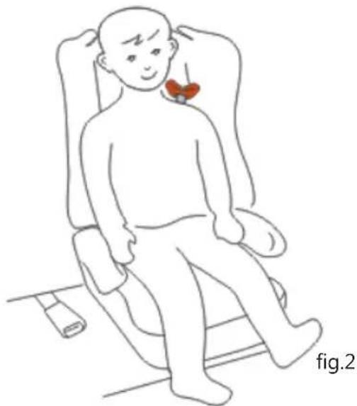 Baninni BN513 - De kinderautostoel vastmaken met de gordel van het voertuig. - 2