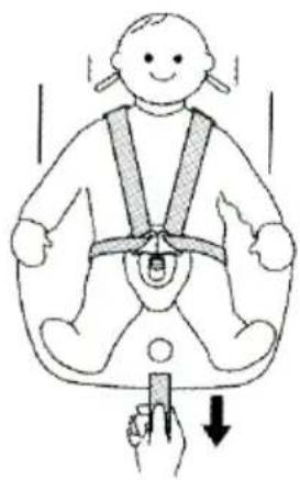 Baninni BN513 - Das Kind angeschnallt mit das Gurtzeug - 1