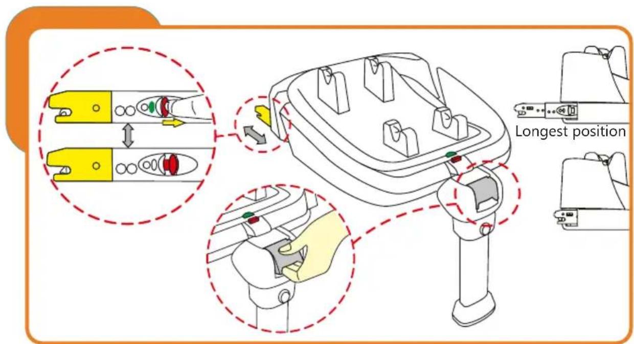 Baninni BN3501 Impero Isofix - Einstellend der ISOFIX Befestigungen - 1