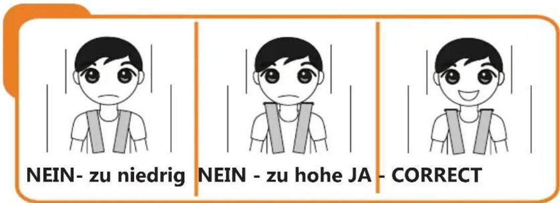 Baninni BN3501 Impero Isofix - Überprüfen die Höhe des Schulterriemens - 1