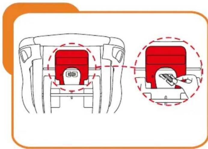 Baninni BN3501 Impero Isofix - Remove the crotch pad and buckle - 1
