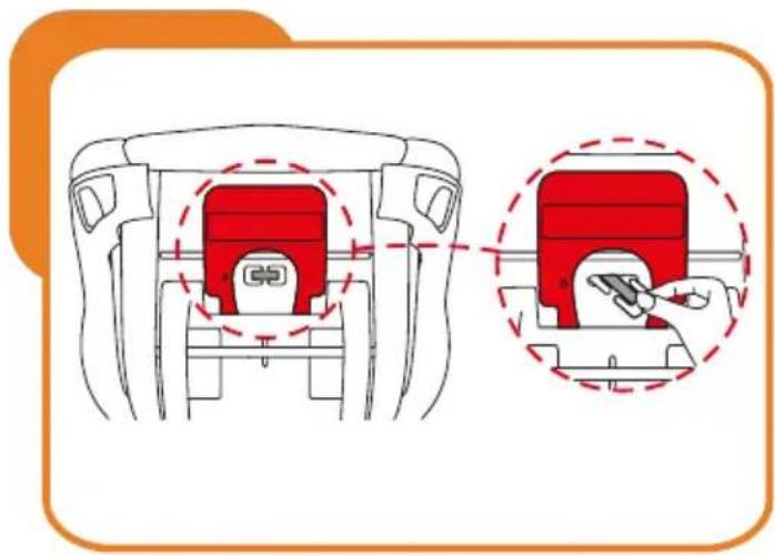 Baninni BN3501 Impero Isofix - Retirer le coussinet d'entrejambe et la boucle de ceinture - 1