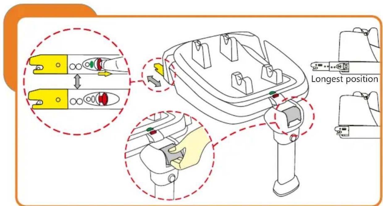 Baninni BN3501 Impero Isofix - Adjust the ISOFIX attachments - 1