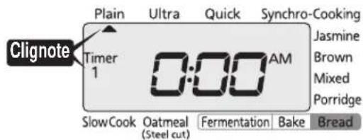 Tiger JKTS18U - Appuyez sur la touche [Timer] pour selectionner soit « Timer 1 » ou soit « Timer 2 » - 2