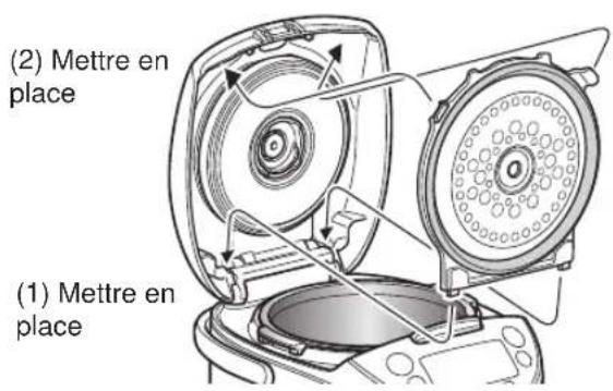 Tiger JKTS18U - Fixation du couvercle interieur - 2