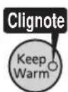 Tiger JKTS18U - Assurez-vous que le témoin Keep Warm clignote. - 1