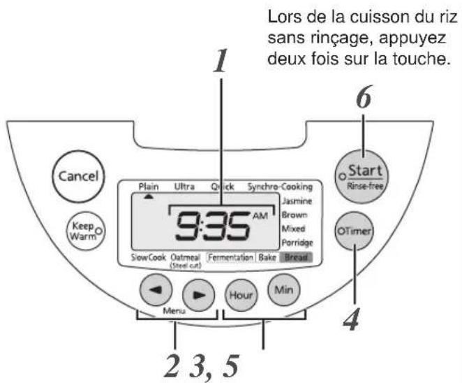 Tiger JKTS10U - Réglage de la minuterie - 1