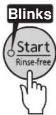 Tiger JKTS10U - Press the [Start/Rinse-free] key. - 1
