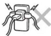 Tiger JKTS10U - Do not plug multiple appliances into a single outlet. - 1