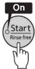 Tiger JKTS10U - Press the [Start/Rinse-free] key once. - 1