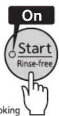 Tiger JKTS10U - Press the [Start/Rinse-free] key. - 1