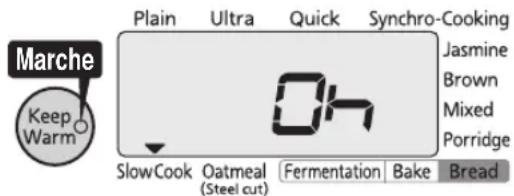 Tiger JKTS10U - Lorsque la cuisson est terminée, un signal sonore (8 bips) retentira (le témoin Start s'eteindra). - 1